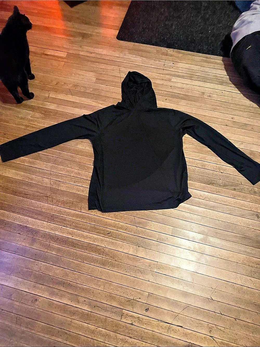 Black Hooded Top Like New